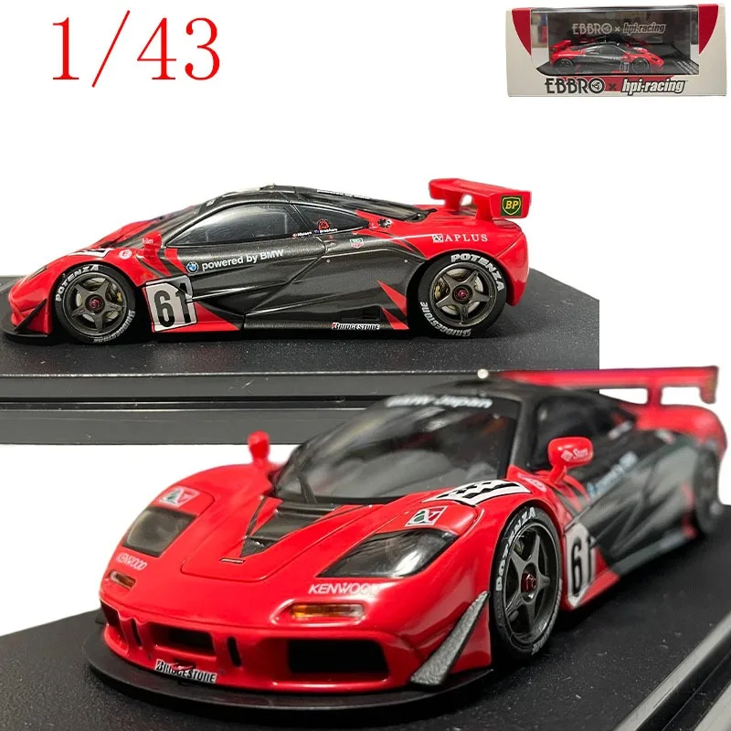 

HPI Diecast 1/43 Scale McLaren F1 GTR #61 - 1996 All-Japan Grand Touring Car Championship Alloy Car Model Toys for Boys Gift