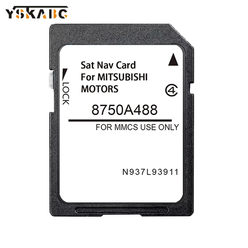 New Maps Version Navigation SD GPS Card Europe UK for Mitsubishi L200 series 5 Pajero Sport Shogun Free Shipping