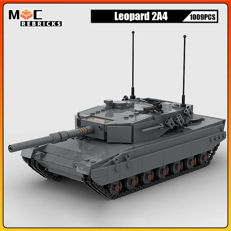 Oorlogstank Model Militaire serie Aanval Wapens Oorlogsluipaard Set Modulaire montage MOC Bouwsteen Technologie Baksteen Speelgoed Kerstcadeau
