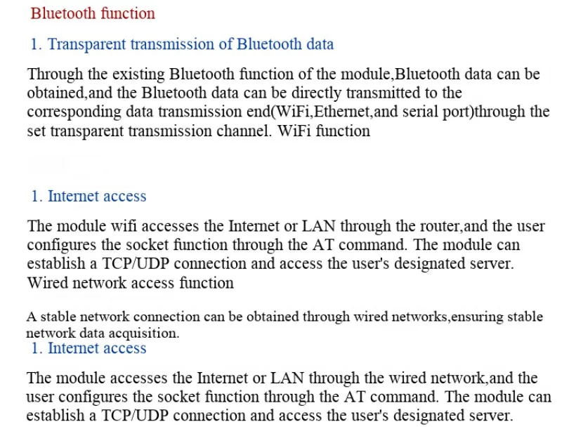 WT32-ETH01 eingebettetes seriell-zu-Ethernet/WiFi & Bluetooth MCU-Modul ESP32 Drahtlosmodul – Detail 8