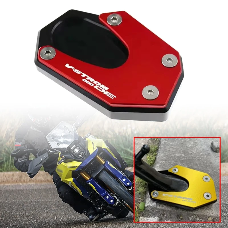 

Motorcycle Accessories Kickstand Foot Side Stand Extension Pad Bracket Widening Fit For Suzuki VStrom 800DE V-Strom 800 DE 2023