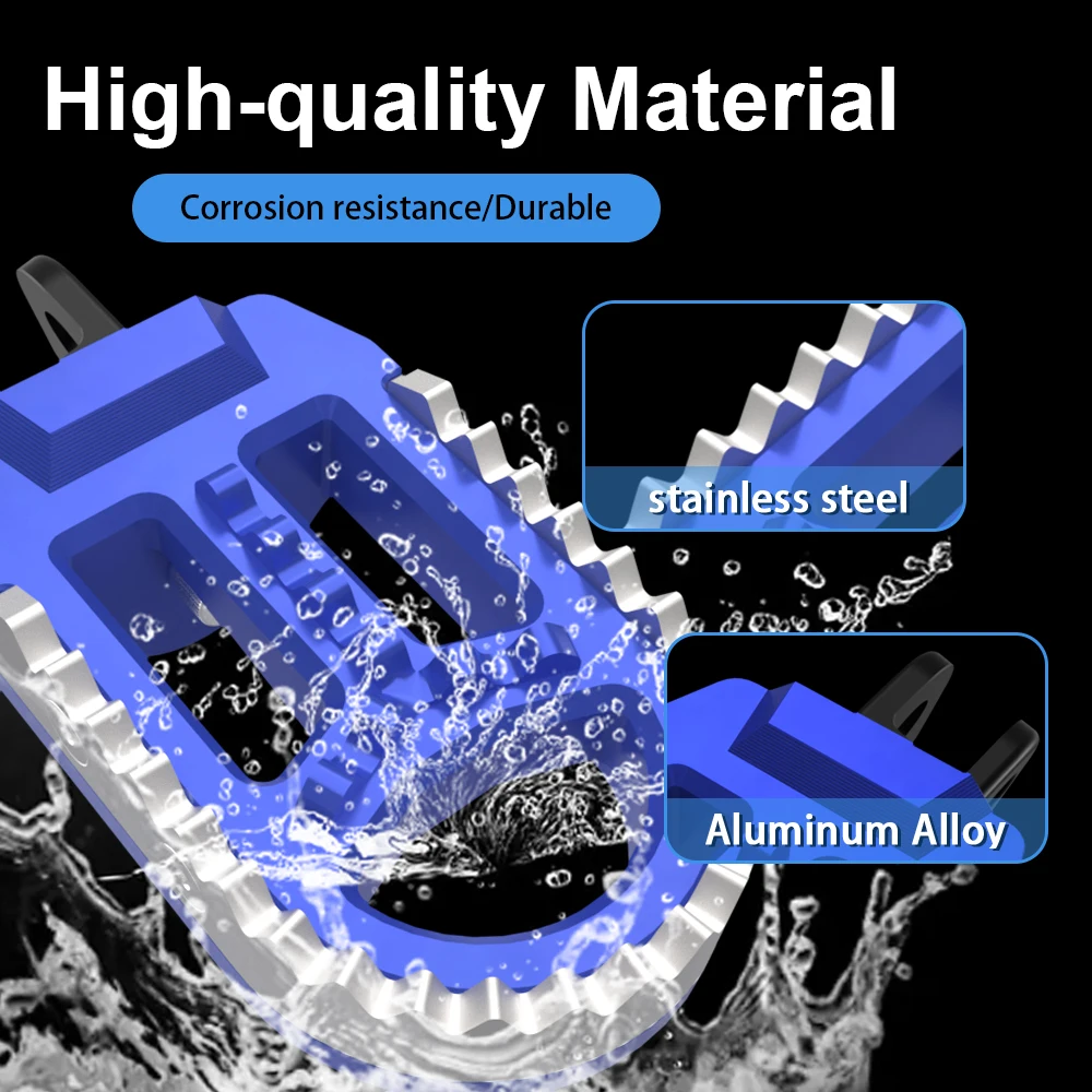 For Yamaha WR125X WR125R 2009 2010 2011 2012 2013 2014 Motorcycle Front Footrest Adjustable Foot Pegs Rotatable FootPegs Rest