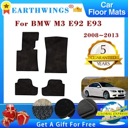 BMW M3 E92 E93 2008 ~ 2013 2009 2010 자동차 바닥 매트 러그 패널 풋 패드 카펫 커버 케이프 미끄럼 방지 발 패드 자동차 액세서리