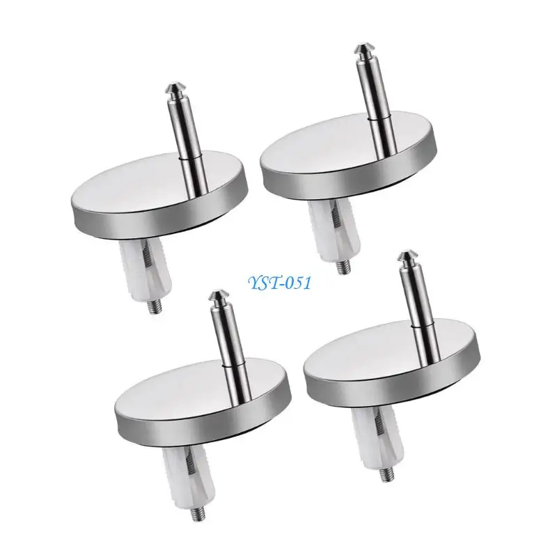 

E15A Toilet Hinge Fixings Quick Release Top Fix Screws Toilet Cover Screw Buckles Hardware Toilet Attachment