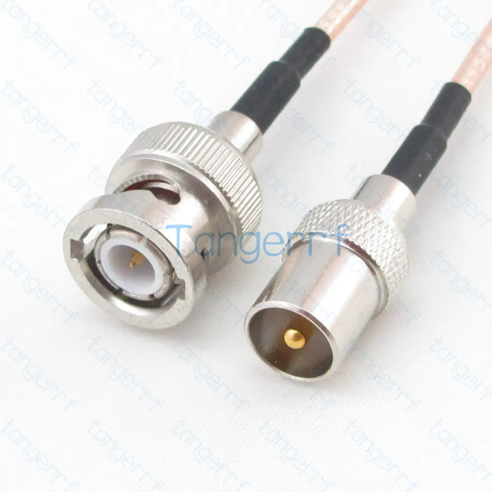 

BNC Male Plug to TV Male RG179 Coaxial Pigtail Coax LOW LOSS Cable 75ohm Straight Connector Coaxial High Quality Tanger