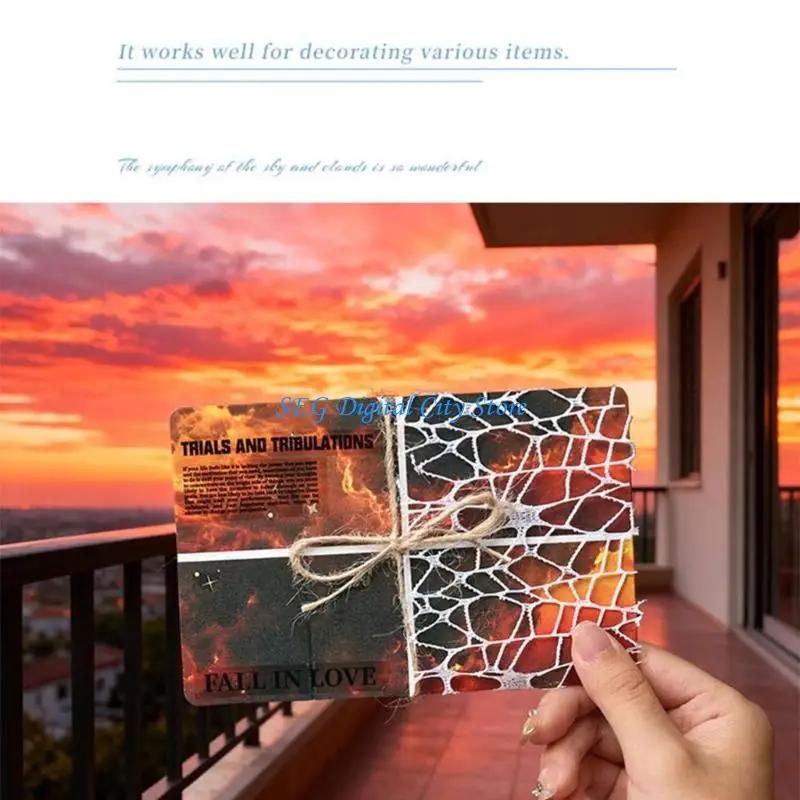 

U75B Fashionable Aesthetic Scrapbooking Tape Set With Strong Adhesive Multipurpose Decoration For Crafts And Photo Album