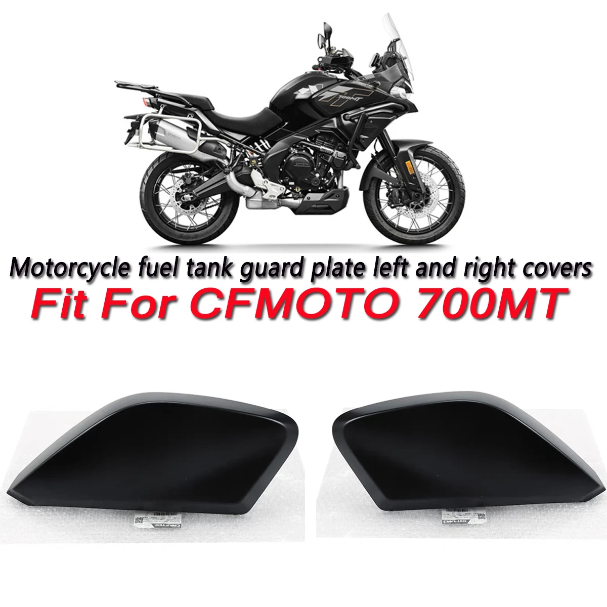

Motorcycle fuel tank left right front guard plate guard plate decorative panel Fit For CFMOTO 700MT MT700 Fuel tank front guard