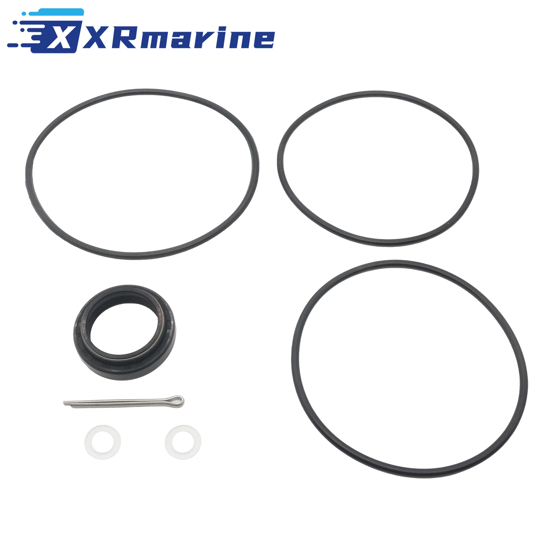 Lower Unit Seal Kit with Prop Shaft Oil Seal O-Ring Gasket for Johnson/Evinrude Outboard Engine Models 0341281 0769270 18-8301