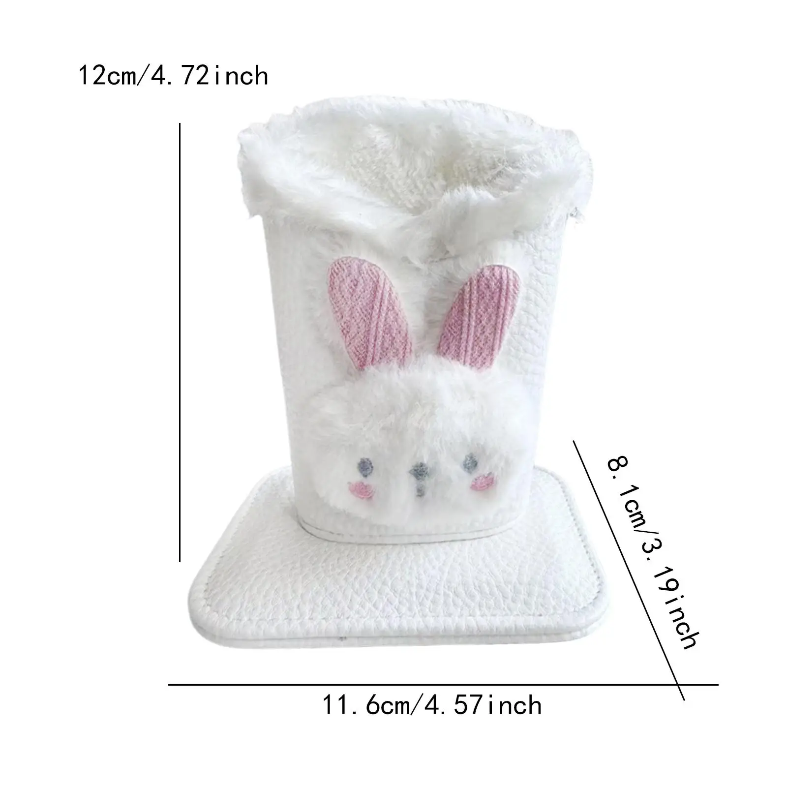 Pluche gevoerde brillenhouderstandaard Multifunctionele stevige cartoonbrilopslag