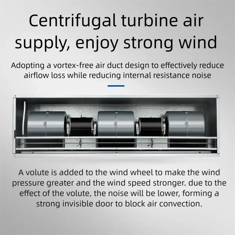 Ceiling-mounted Embedded Air Curtain Machine Centrifugal Ceiling-mounted Air Curtain Machine,