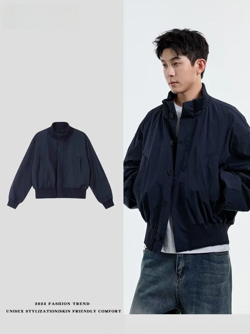 

Ретро-американский спортивный пиджак-бомбер, демисезонная универсальная бейсбольная куртка для пар, трендовая