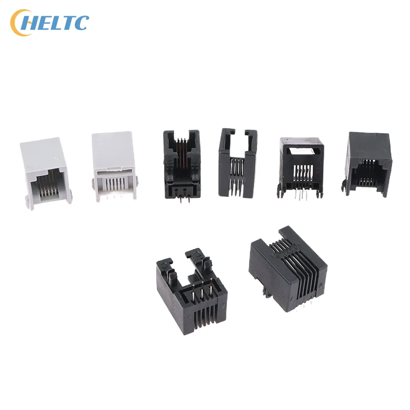 10PCS Black/Gray RJ…