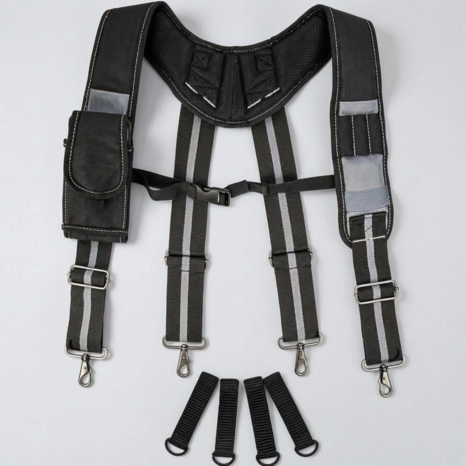 Work Rig Versatile Tool Harness with Tool Pouch for Construction Workers, Job Sites, Workshops
