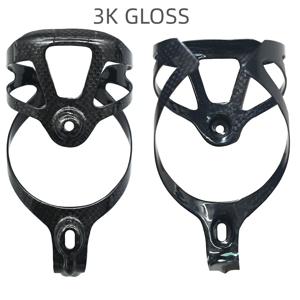 Bicycle Bottle Holder Full 3k Carbon Fiber Super Light Road/Mountain Bike Cycling Water Bottles Cage Holder Matte Glossy 16g