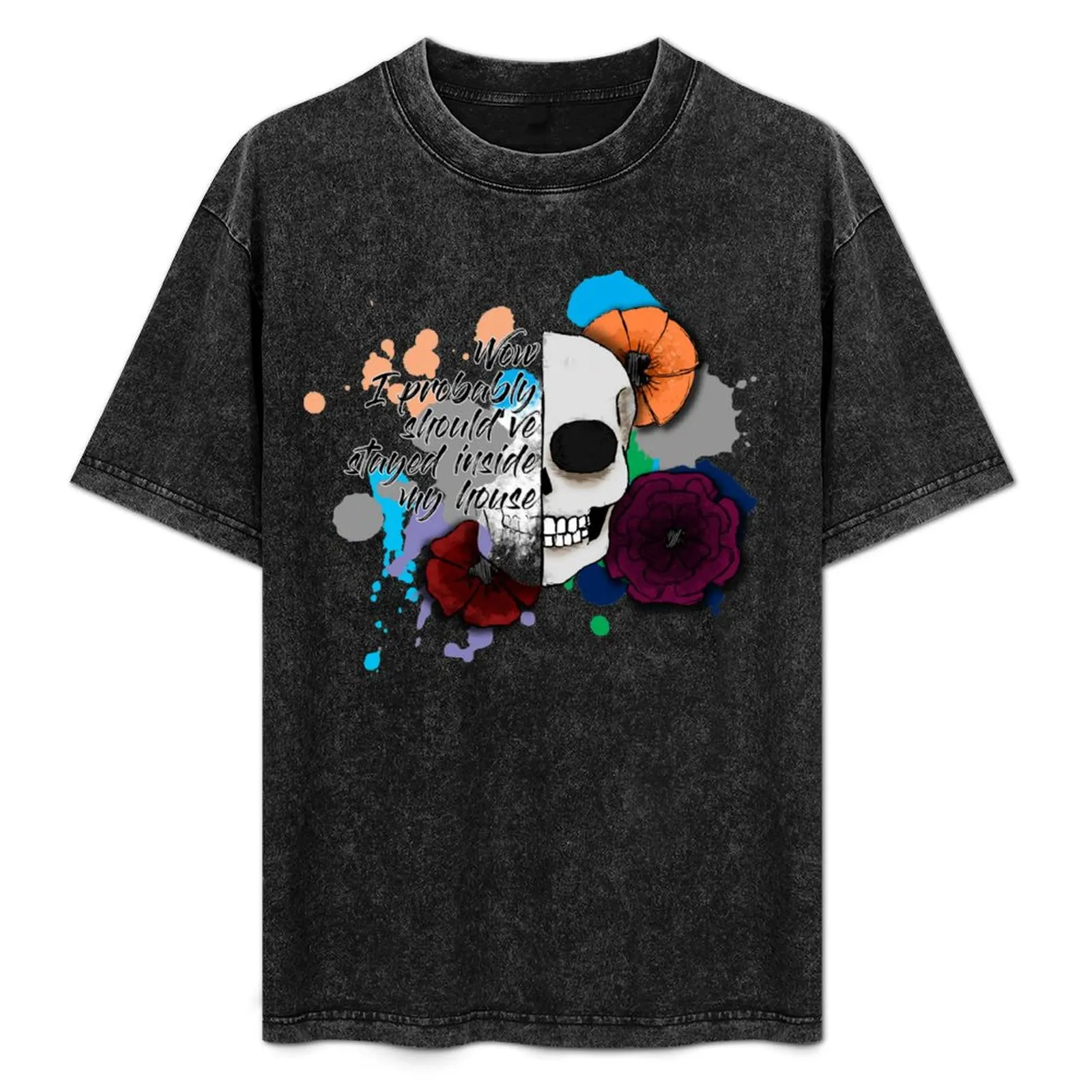 

Stay Home T-Shirt Relaxed Casual Short Sleeve Tee