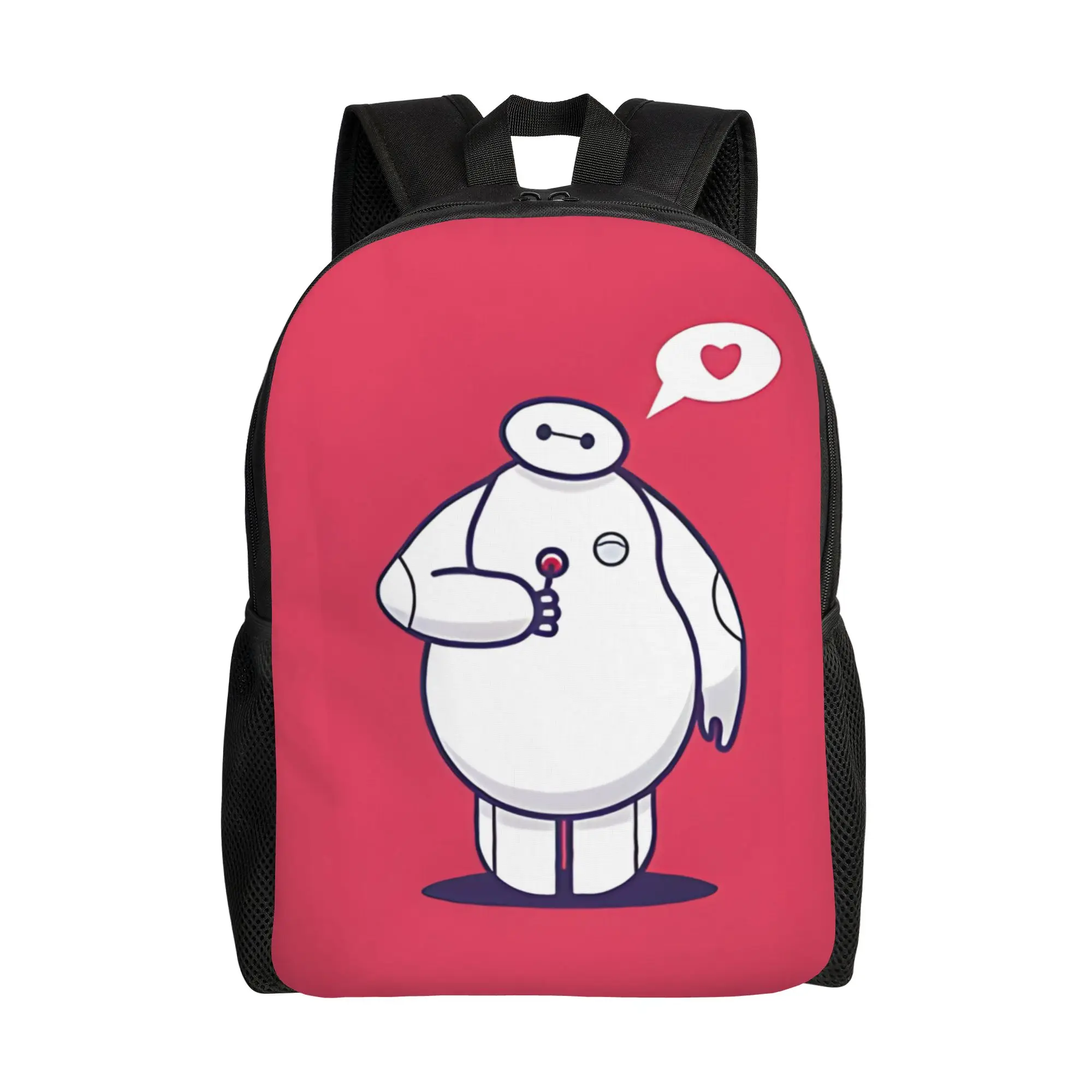 

Back to school season Robot Bookbag Walt Cartoon College Student Snack Storage Backpack