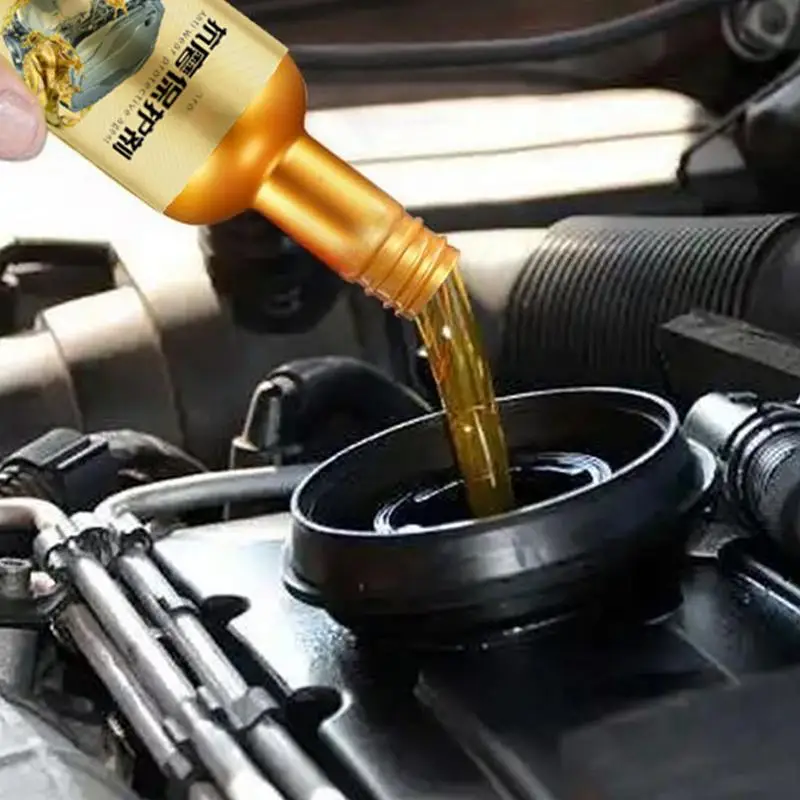 

Car Engine Oil 60ml Anti-Wear Protectant For Engines Noise Reduction Engine Care Carbon Remover Car Friction Eliminator For SUV