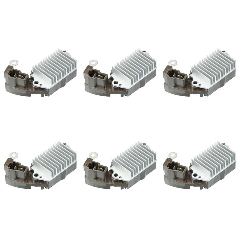 

6X Alternator Voltage Regulator 2.3In Mounting Length IN254 Accessory Alternator Regulator Car Accessories-A82M