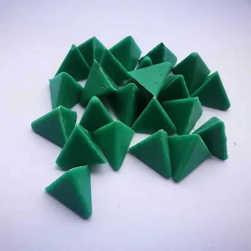Polishing abrasive conical triangular grinding block