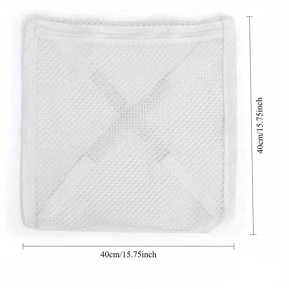 1PC Sneaker Dryer Bag, Dryer Door Shoe Net with Elastic Straps, Sneaker Laundry Bag for Shoes,40X40cm image 6
