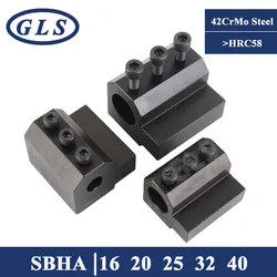 SBHA16 20 25 32 40 Lathe Tool Holder Inner Diameter Guide Sleeve Auxiliary Tool Holder Shock Absorption Straight Shank SBHA