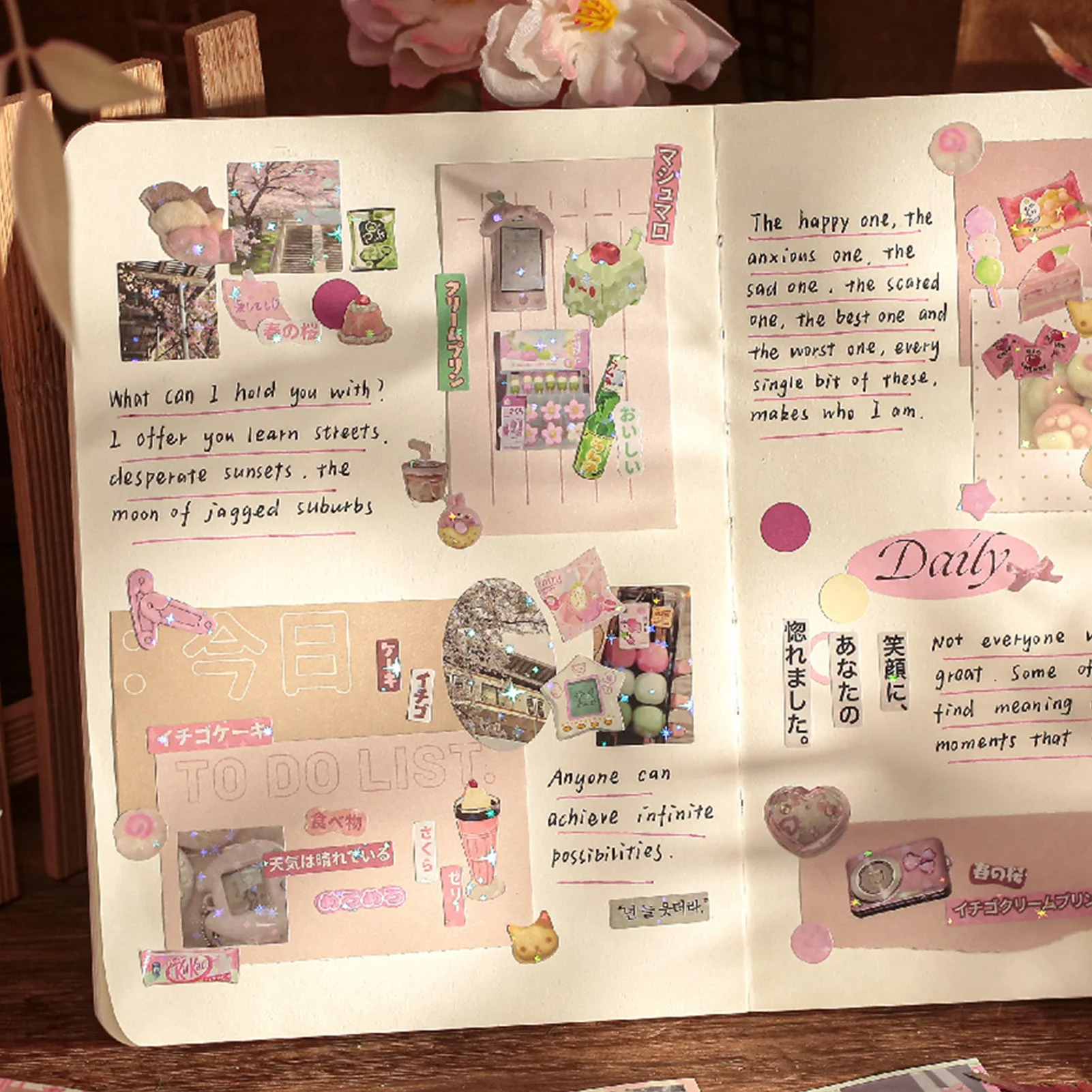 Simpatico cartone animato in stile giapponese adesivi per album vintage libro adesivo decorativo per manuale Manga multi-theme per tazze di custodie per telefoni