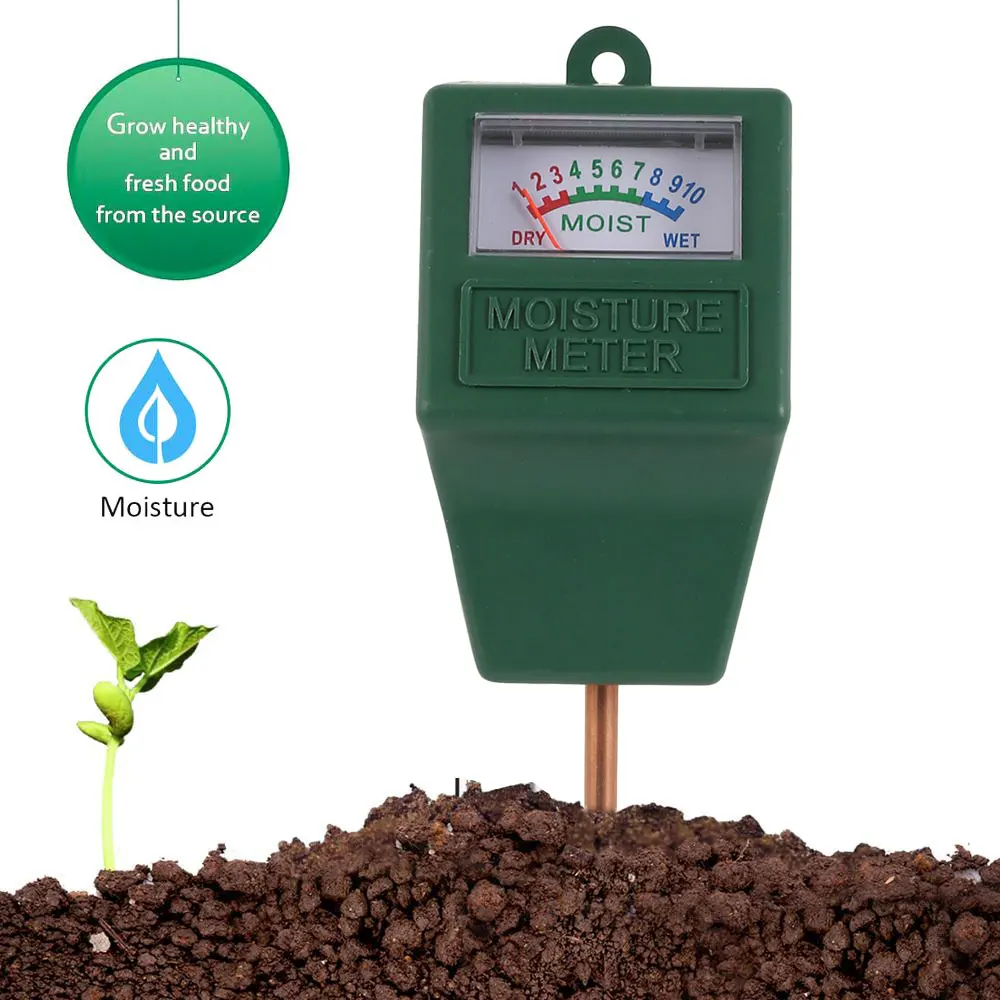 Soil Moisture Tester Hygrometer Plant Moisture Sensor Testers Indoor Outdoor Plant Water Tester for Garden Farm No Battery Neede