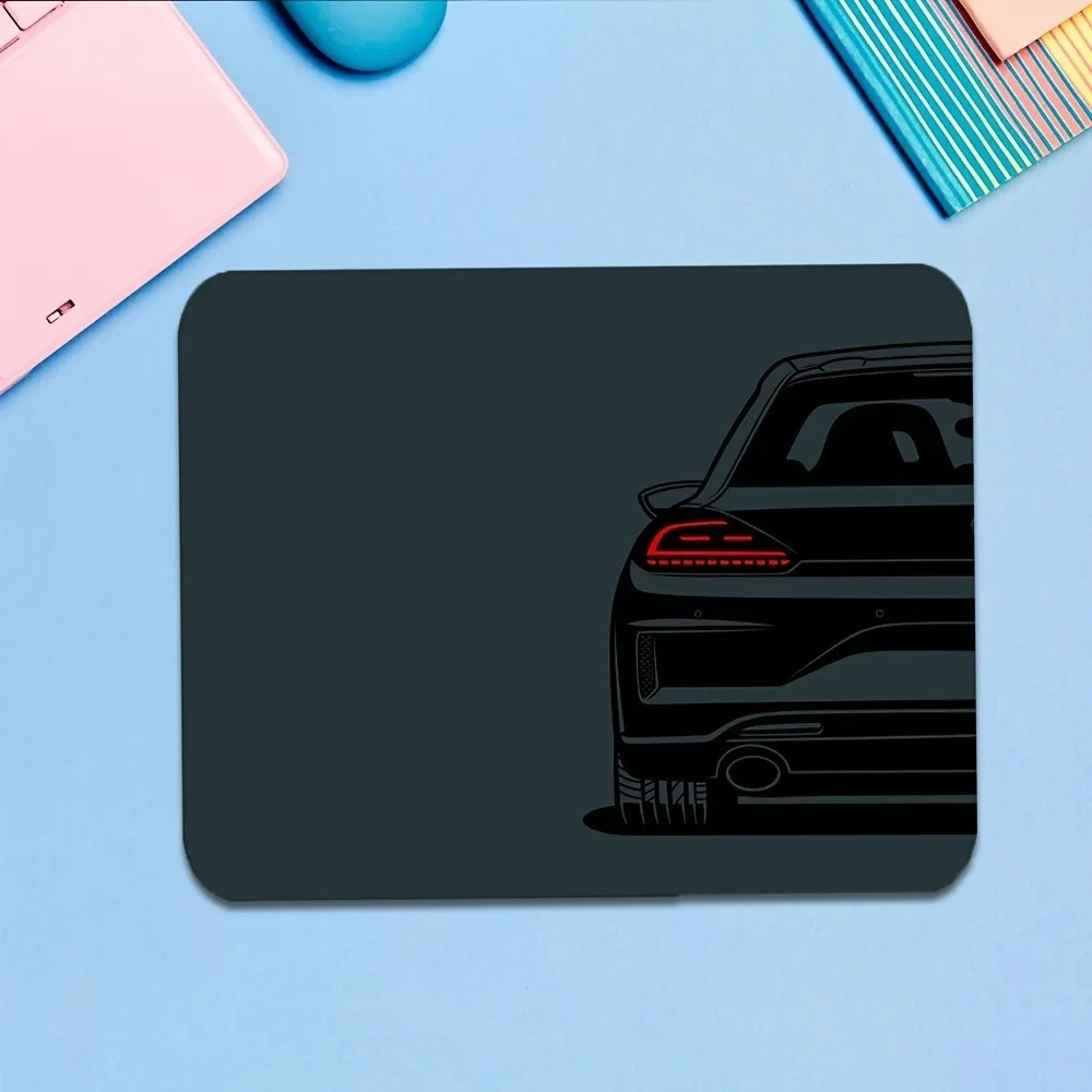 Hand-painted car taillight-themed fashionable abstract art style mouse pad - Electronic sports office keyboard pad