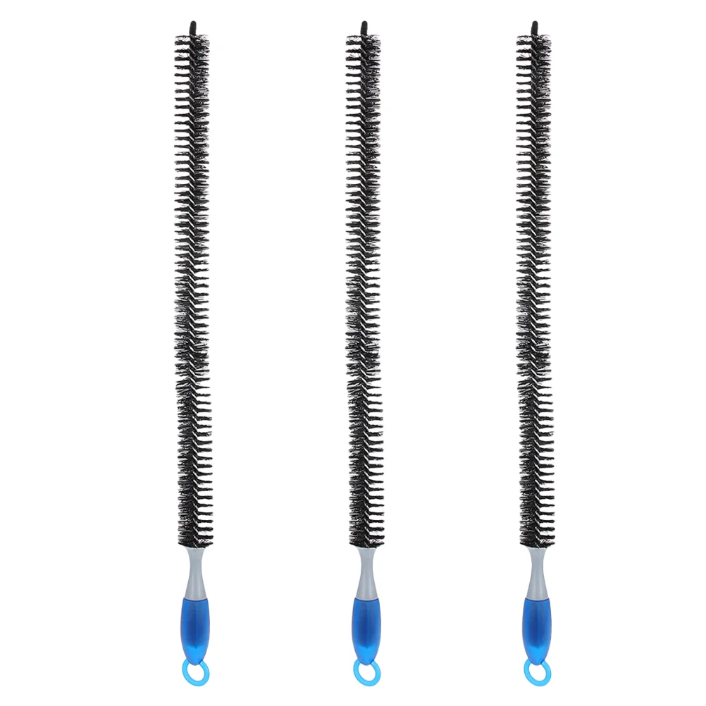 

3 Pcs Engine Cleaning Brush Handle Bendable Design for Car Maintenance Auto Radiator Flush Kit Removes Oil Grime Carbon