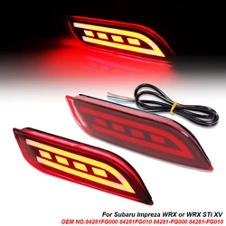 Rear Bumper Reflector Lights For Subaru Impreza/WRX,STI/2013-up XV Crosstrek Tail Brake Fog Lamps DRL Turn Signal Accessories