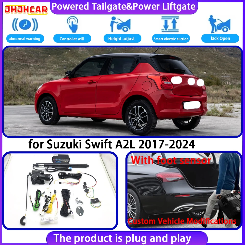 JHJHCAR for Suzuki Swift A2L 2017-2024 Smart Automatic Electric Powered Tailgate Power Liftgate Tailgate System Power Back Door