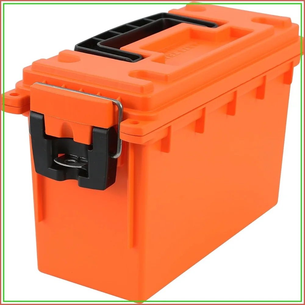 

Water Resistant Marine Storage Box, Dry Box for Boat & Dock Gear, Small Parts Organizer, Stackable with Latch