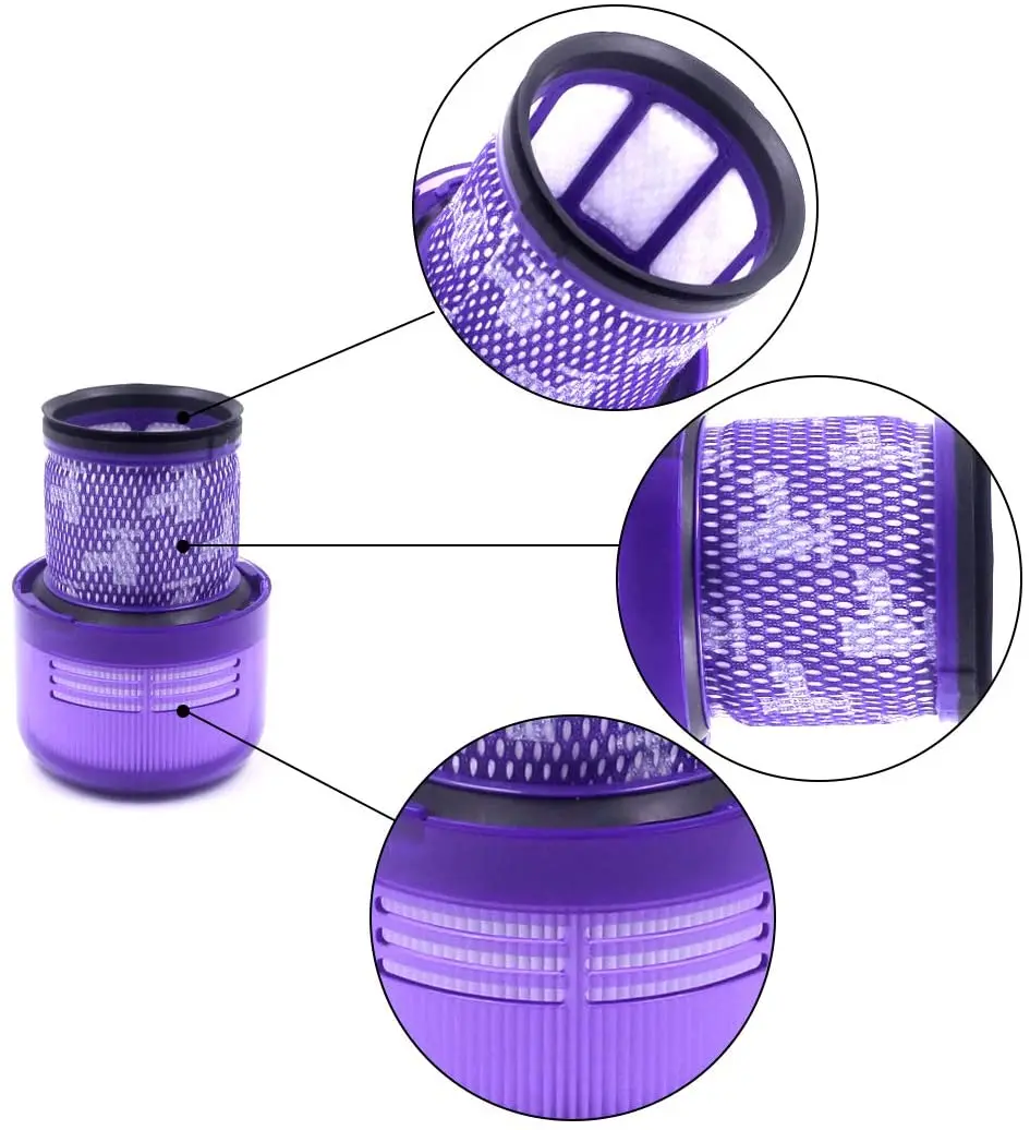 Bộ Lọc HEPA Cho Dyson V11 V15 SV14 Xoáy Thuận Động Vật Tuyệt Đối Tổng Vệ Sinh Máy Hút Bụi Không Dây Thay Thế Chính Hãng Đơn Vị