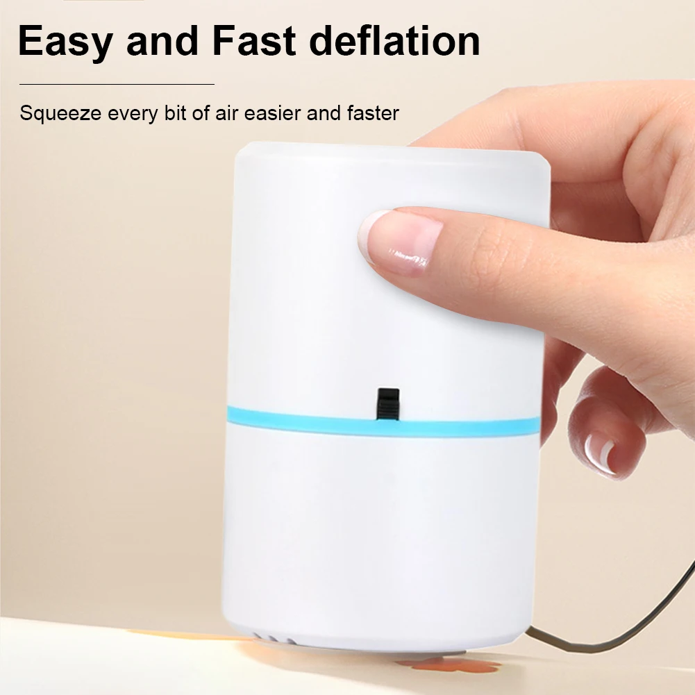Pompe électrique à sac comprimé pour gain de place, sac sous vide de voyage, sac d'aspiration, sac de rangement pour vêtements, pompe à air électrique pour usage domestique