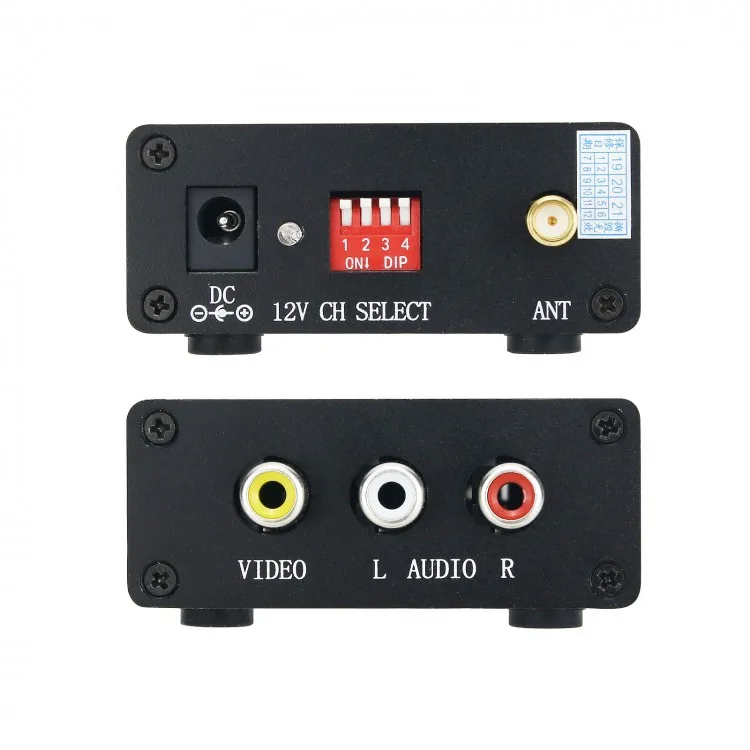 GF-T4058 5W Long Distance Wireless 2.4G 8ch Elevator Bridge Audio Video TX&R Transmitter and Receiver