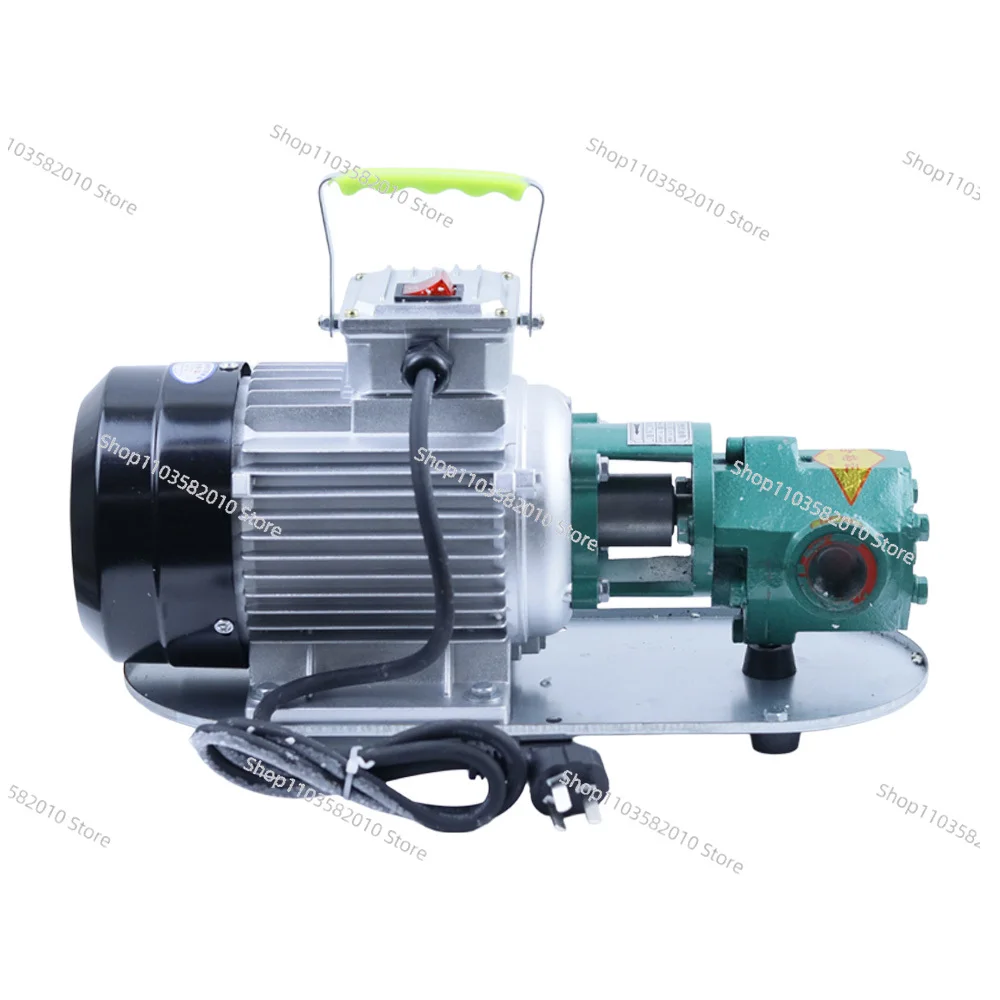 WCB-75 Self-Priming Gear Oil Pump Portable Cast Iron High Temperature Electric Gear Pump 750W Small High Viscosity Oil Pump 220V