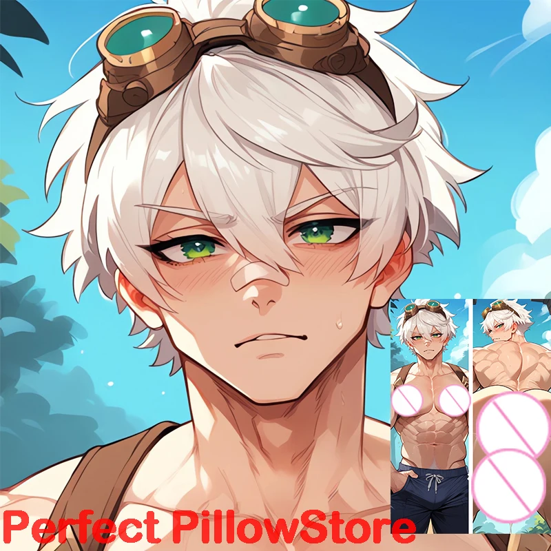 

Dakimakura anime Bennett Genshin Impact Double-sided Print Life-size body pillows cover Adult pillowcase