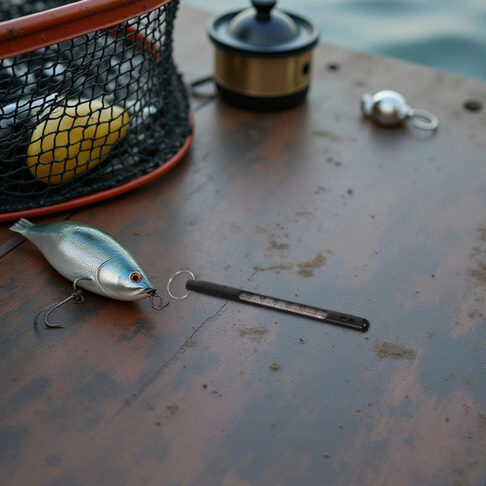 

Fishing Water Thermometer High Accuracy Quick Response Sensor For Fish Tank Pond Lake Outdoor Waterproof Temperature Gauge