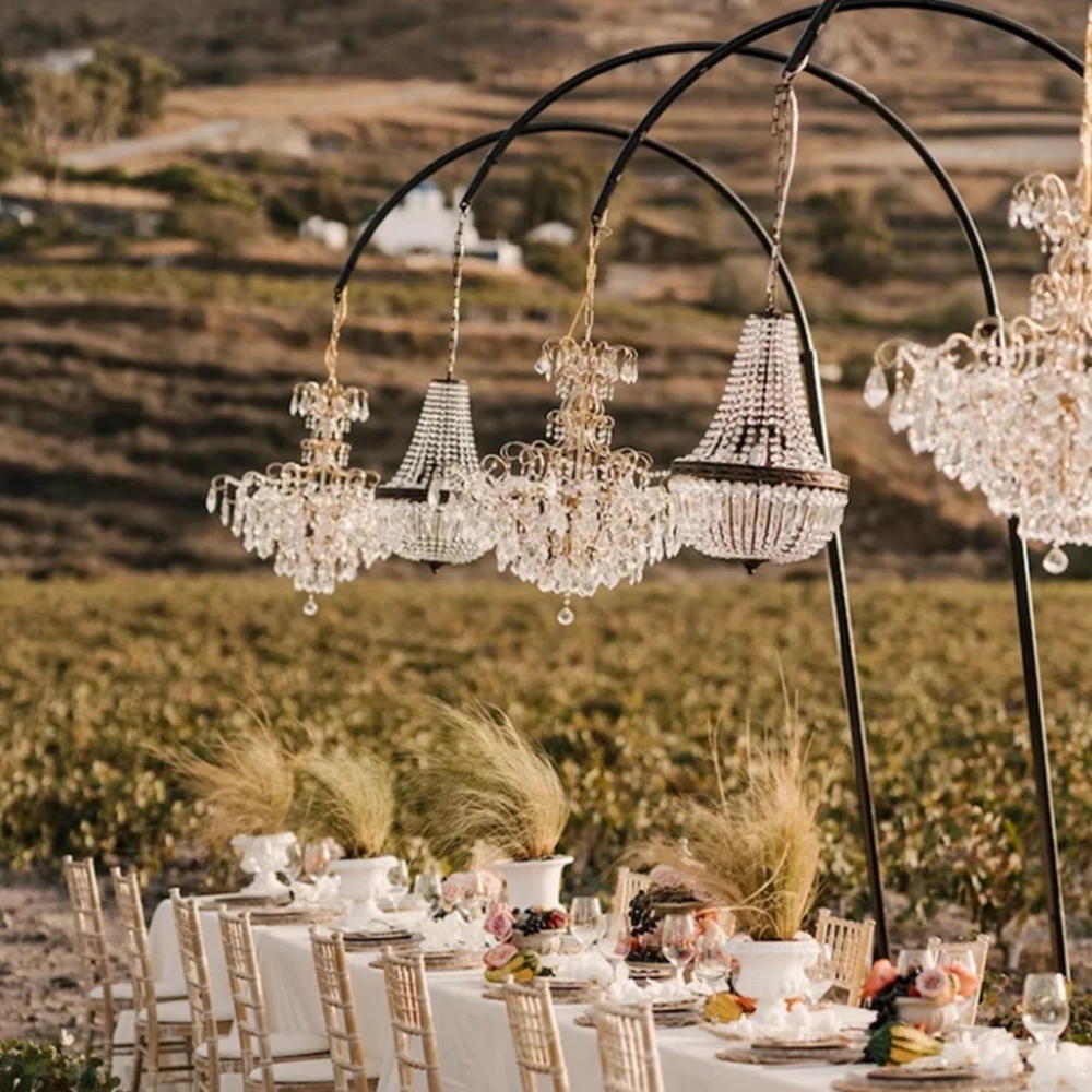 6 szt. wodoodpornych kryształo – Outdoor Furniture Metal Chairs recenzja i cena