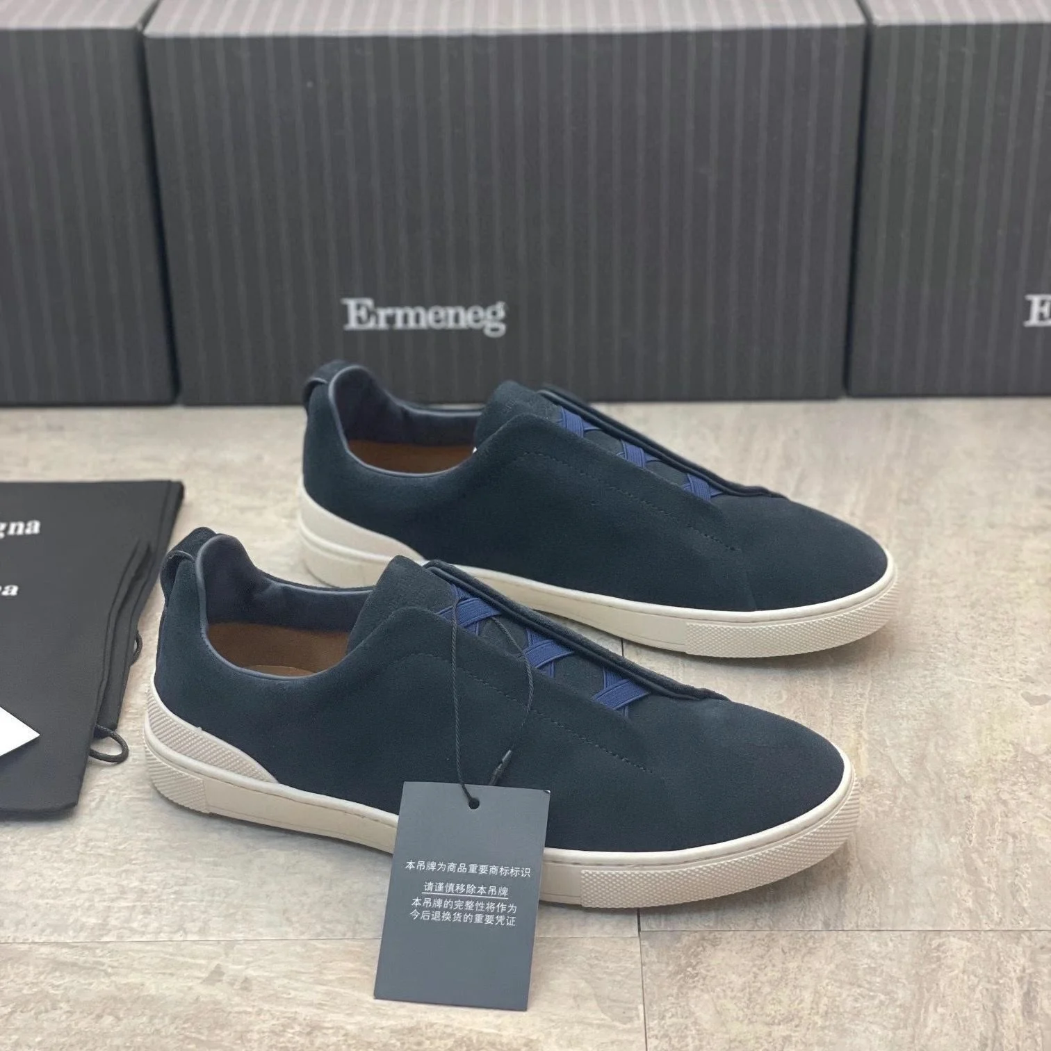Zegnss chaussures habillées chaussures de créateur hommes Ermenegildos Zegnbs doux à lacets affaires décontracté fête qualité en cuir grosses baskets
