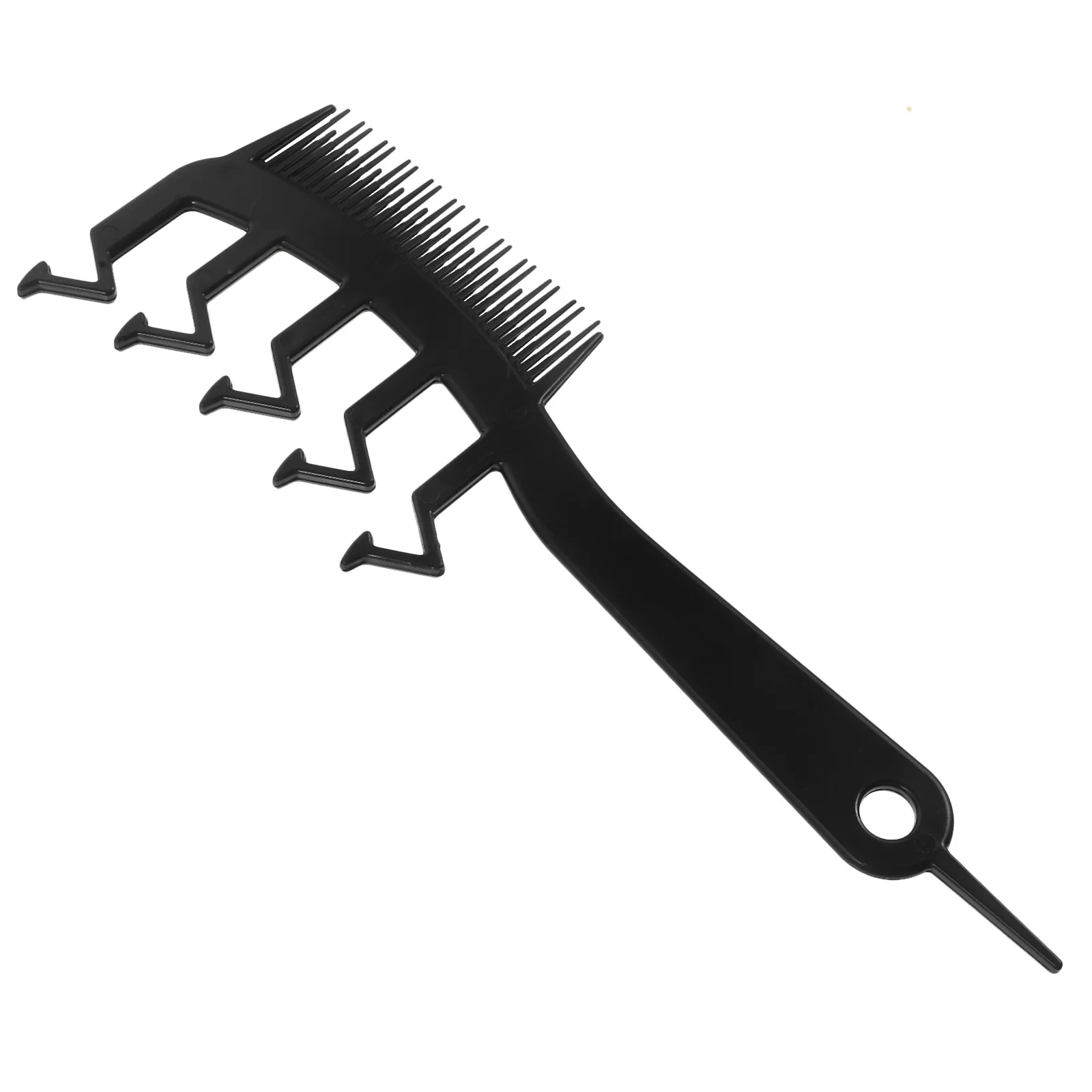 

Lightweight Z Shape Wide Tooth Hair Comb Slit Cutting Tool Barber Salon Hair Styling Comb for Home Travel Office Use