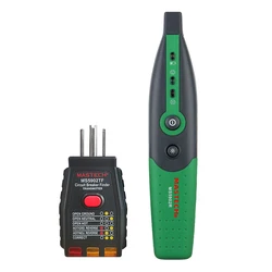 MASTECH MS5902 Tester automatico della presa del fusibile del cercatore dell'interruttore automatico 220V specifica europea americana 110V con torcia elettrica