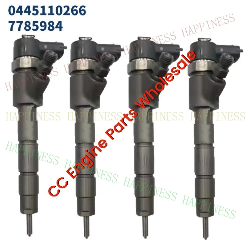 

RN+ 4PCS 0445110266 7785984 Fuel Injector for BMW 330 530 730 Land Rover Range Rover