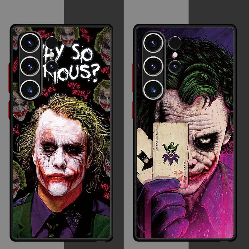 Happy Face Joker Phone Case for Samsung S23 Plus 5G S20 FE 5G S22 Ultra S10 Lite S21 FE 5G S10 Plus Soft Capa