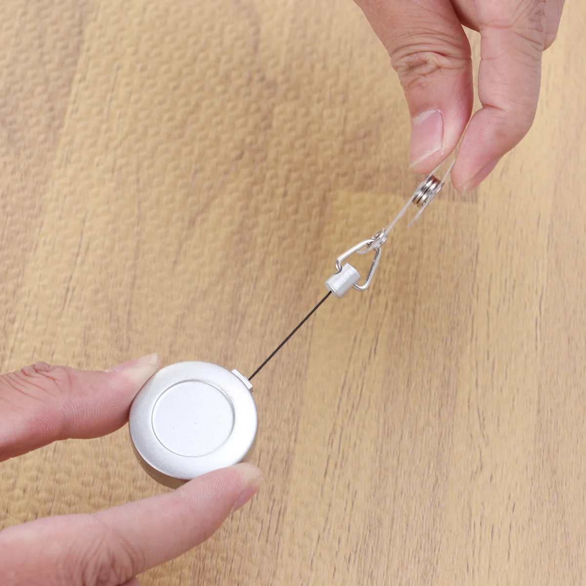 

3Pcs Retractable Badge Holder Id Badge Reel Clip with Swivel Metal Clip for Teachers Factory Workers Contractors Eyeglasses