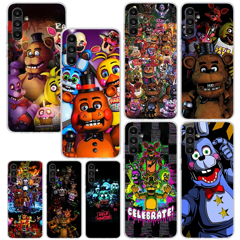 Five-Nights-At-Freddys Phone Case For Samsung Galaxy A15 A25 A35 A55 A14 A24 A34 A54 A13 A23 A33 A53 A12 A22 A32 A52 A05S A04S A