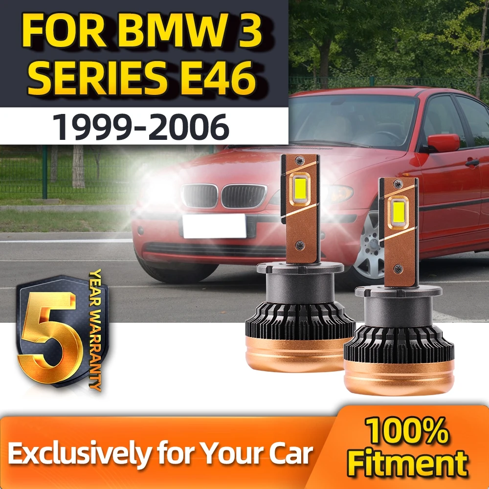 

Crossfox Car Light Auto 12V 24V 6000K Led Headlight Kit White For BMW 3 Series E46 1999 2000 2001 2002 2003 2004 2005 2006