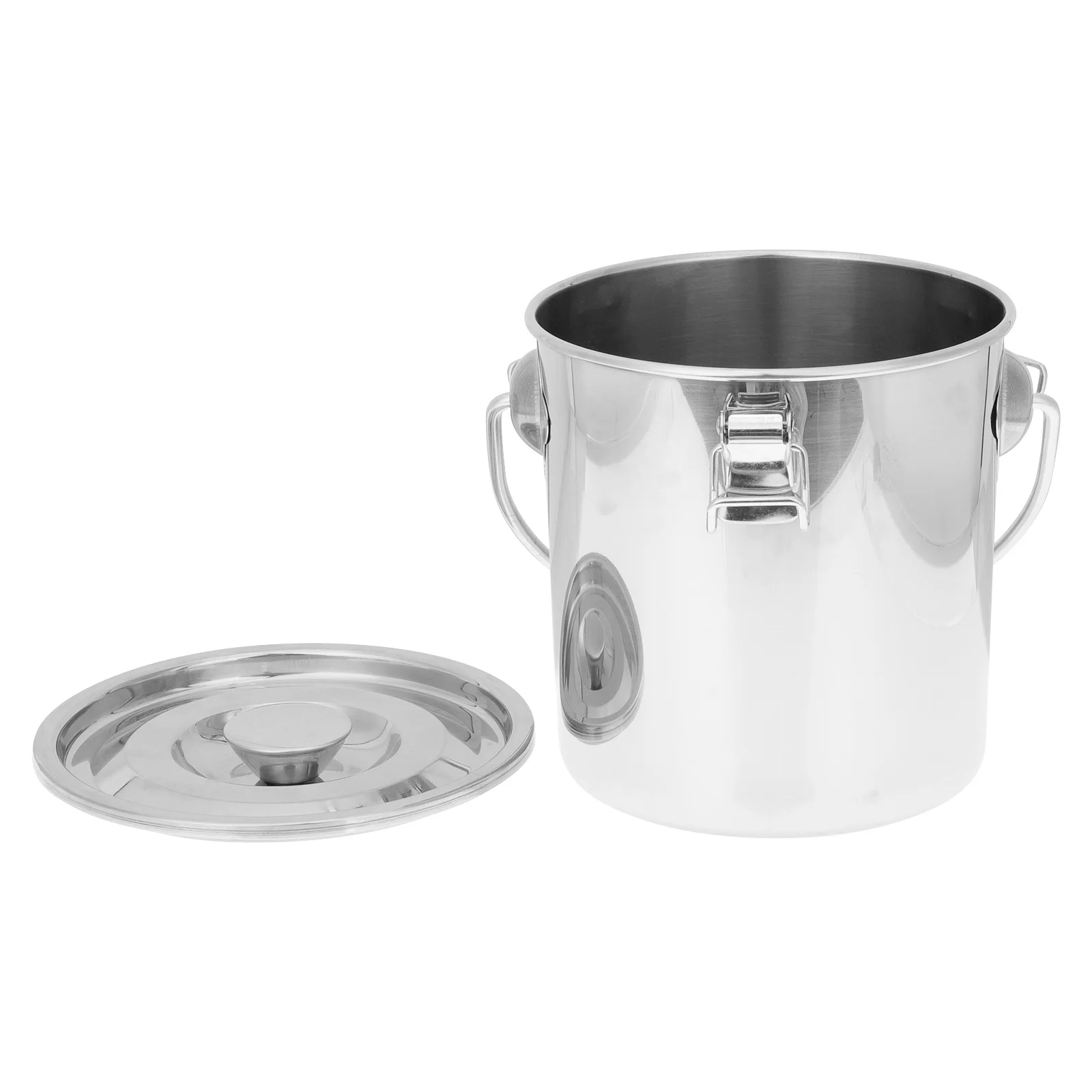 

Heavy Duty Stainless Steel Sealed Bucket Quick Release Airtight Design for Outdoor Camping Emergency