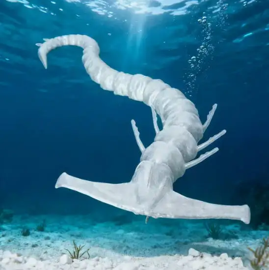 Nuovo Caldo In Magazzino 3d Stampa Subnautica Sea Eater Bloop Gran Maja Action Figure Modello Giocattolo Bambola Regalo Di Natale Ornamento Decorativo