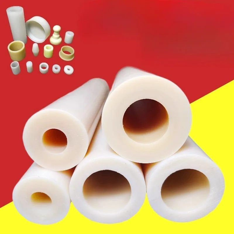 PA6 White Nylon Tube Pipe 40mm 45mm 50mm 55mm 60mm 65mm 70mm 80mm 90mm 100mm 110mm 120mm 130mm 140mm